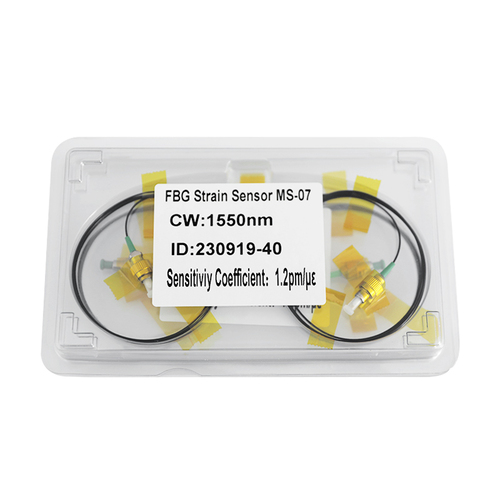 Central Wavelength 1550 nm Strain Sensor Single End Fc Optical Instruments Reflector Fiber Bragg Grating