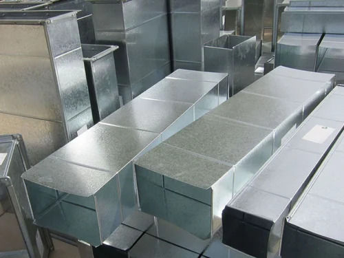 Rectangular Exhaust Ducts Color Silver