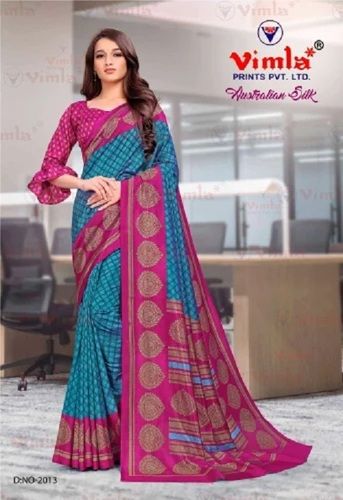 Free size uniform saree