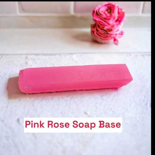 Vegetable Based Ingredients Natual Pink Rose Soap Base