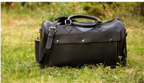 Pure Black Leather Bags