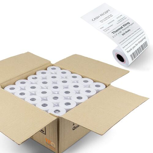 White Plain Jumbo Thermal Paper Roll