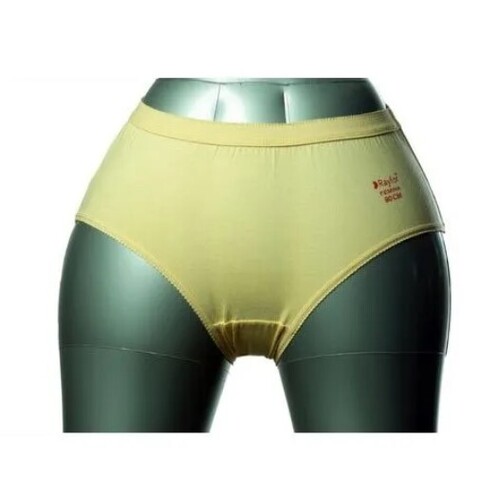 Women Yellow Plain Panties
