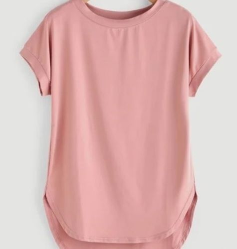 Womens Designer T-Shirt - Cotton Fabric, Round Collar, 180 GSM | Half Sleeves, Regular Fit, Available in All Colors, No Pockets, Perfect for Party Wear