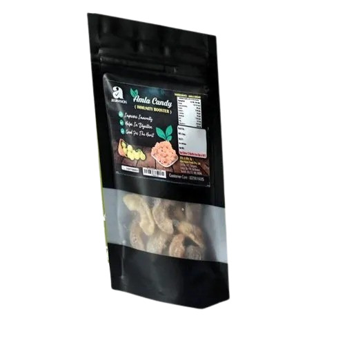 50gm Amla Candy - Hard Candy Brown Color Eggless Solid Form | 12 Months Shelf Life Unique Flavor