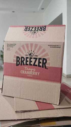 Corrugated Boxes - Premium Quality, Glossy Lamination Finish, Special Effects Printing, Rectangular Shape, 10CM Size, Yellow Color