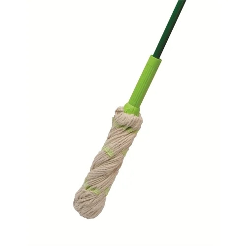 Easy to Carry Portable Reusable Washable Cotton Floor Cleaning Mop with Plastic Handle