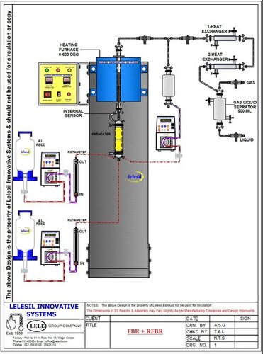Gray Fixed Bed Catalyst Reactors