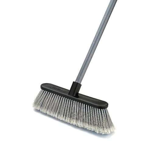 Floor Cleaning Brush - Soft Nylon Bristles, Lightweight Design | Water Resistant, Portable, Easy to Clean with Water, Ideal for Bathroom and Multi-Surface Use