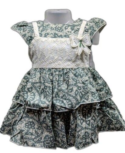 Girls Cotton Printed Frock