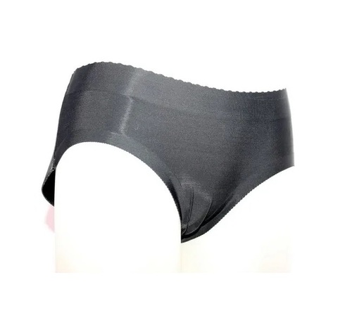 Ladies Cotton Panties - Standard Size, Mid-Rise Black Padded Design | Lightweight, Breathable, Skin-Friendly, Fade and Wrinkle Resistant, Soft and Comfortable