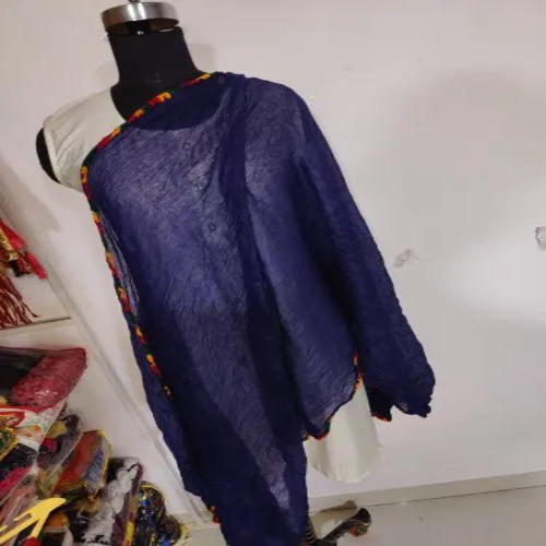 Ladies Plain Cotton Dupatta - Cotton, Customized Size, Multicoloured | Breathable, Plain Pattern, Anti-Wrinkle, For All Seasons