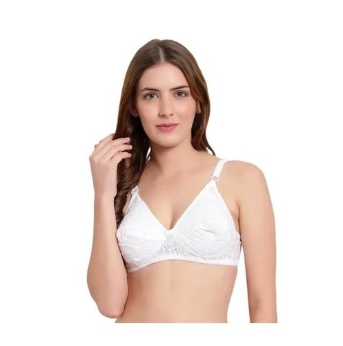 Daily Wear Skin-Friendly Regular Fit Plain Cotton Ladies Non-Padded Ladies Wired Bra