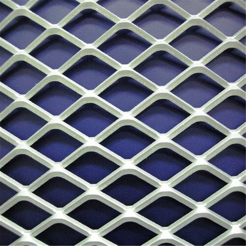 Metal Mesh - Metal Alloys, Standard Size, Silver Color | Plain Mesh Style, Hot Rolled Technique, High Strength, Easy to Install, Corrosion and Water Resistant