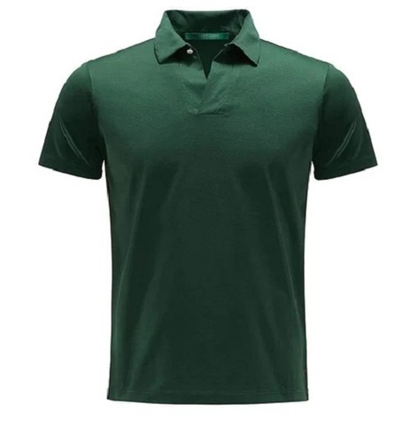 Plain Collar T Shirt - Cotton Blend, Smooth Texture | Unique Design, Skin-Friendly, Wear Resistant