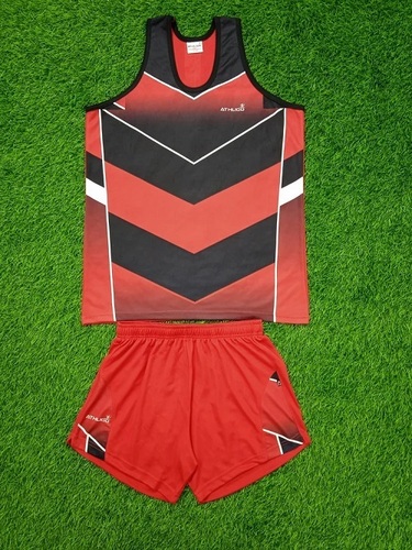 Athletic Running T-Shirt and Shorts Set - Soft Touch Fabric Unique Design | Neat Stitching Skin-Friendly Available in Various Colors for Men