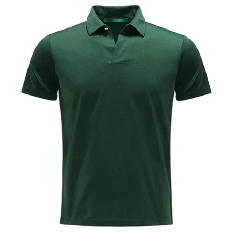 Promotional T Shirts For Men - Soft Touch Fabric, Polo Collar, Plain Pattern , Available in Various Colors and Short Sleeve Style