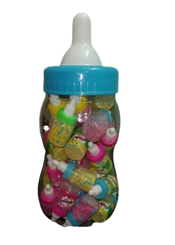 Round Mix Fruit Candy - 22 Grams Multicolor Hard Candy in Plastic Jar | Mix Fruit Flavor Solid Form 6-Month Shelf Life