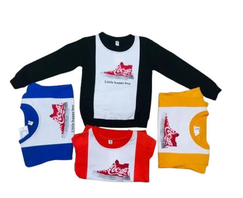 Round Neck Printed Kids T Shirts