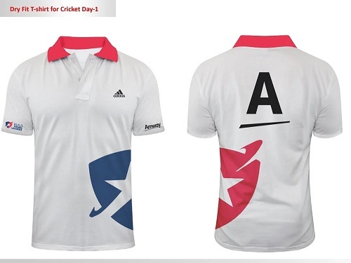 Short Sleeve Volleyball White T Shirt - Cotton Blend Comfortable Fit Skin Friendly Fabric | Wrinkle Free Design for Men and Adults