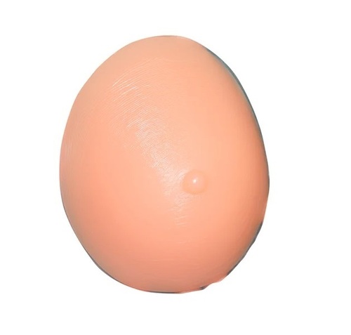 Silicone Breast Implant - Standard Size, Skin Color | Lightweight, Flexible Design for Breast Cancer Support