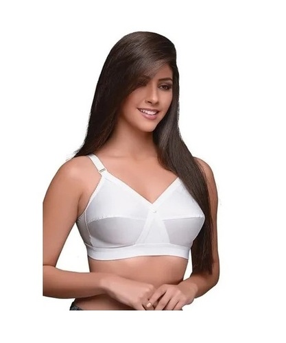 Cotton Bra - Size 32B Ivory White | Lightweight Breathable Skin-Friendly 3/4th Coverage Hand Washable