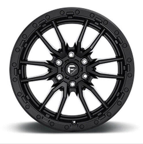 18x9 6x139 Fuel Rebel Matte Black Alloy Wheels (Set Of 5)