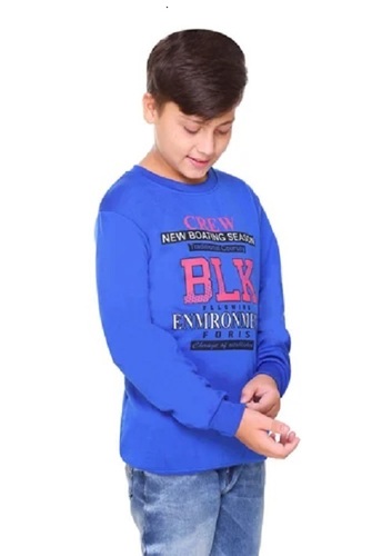 Boys Full Sleeve Sweatshirt - Breathable Fabric, Various Colors | Wrinkle-Free, No Color Fade, Best for Gifting