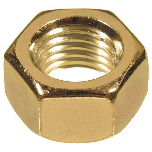 High Strength Polished Finish Corrosion Resistant Brass Hexagonal Head Nuts