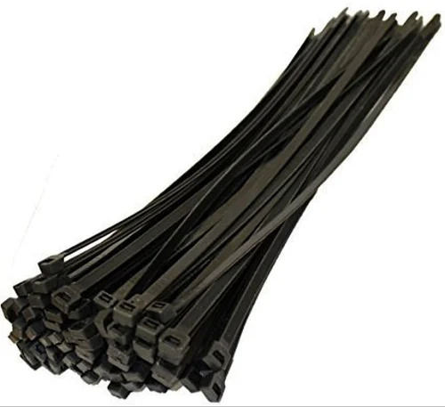 Eco Friendly And Non Breakable Black Nylon Cable Tie