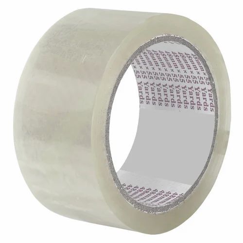 White BOPP Adhesive Tapes - Durable Eco Friendly, Single Side Adhesive | 3 inch Height, 1000 Meter Diameter, Plain Style