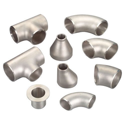 High Strength Durable Pipe Fitting - Other Material, Round Shape, Silver Color | Corrosion Resistant, High Durability, High Strength