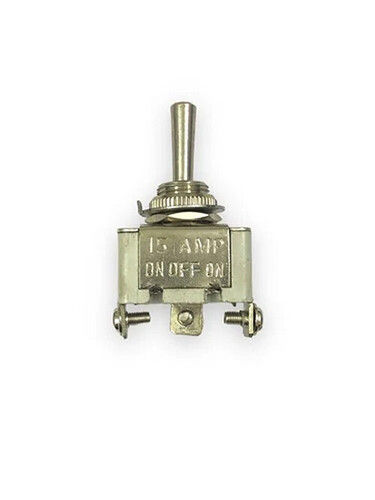 Rust Free Metal Toggle Switches, 15 Amp 250v