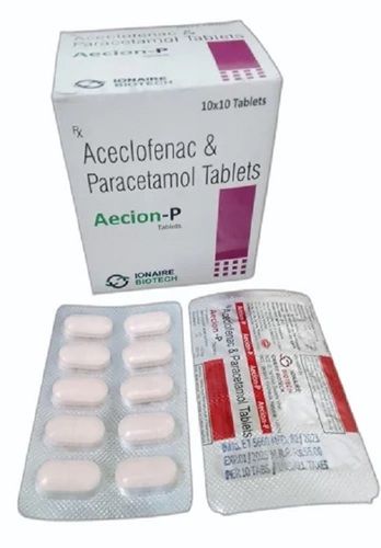 Aecion-P Aceclofenac Paracetamol Tablets