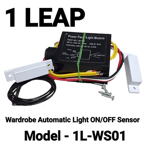 Automatic Light On/off Sensor - Durable Digital Capacitance Sensor, White Color, 240 Volt Power | Long Lasting For Wardrobe Applications