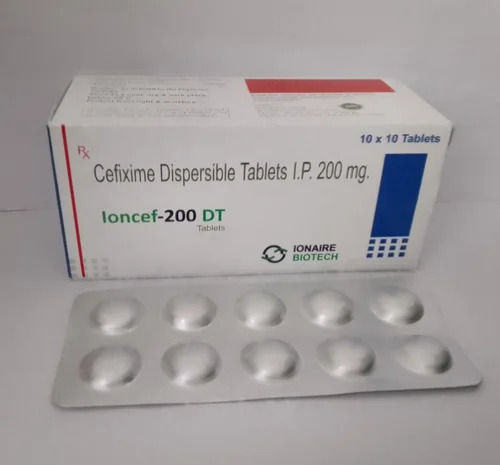 Cefixime 200 Mg Dispersible Tablets