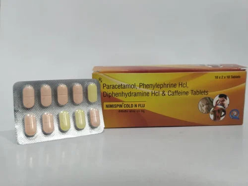 Cetirizine HCL Phenylephrine HCL And Paracetamol Tablets