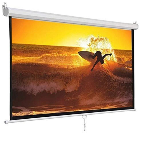 Durable Compact Design White Projector Screen