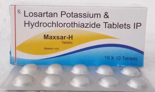 Losartan 50 Mg + Hydrochlorothiazide 12.5 Mg Tablets