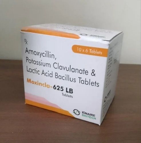 Moxincla 625 LB Amoxicillin Potassium Clavulanate Tablets