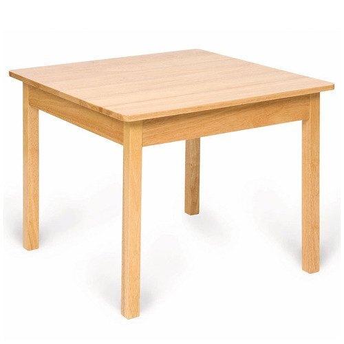 Premium Natural Wooden Table - Rectangular Shape, Brown Color | Eco-Friendly, Fine Finishing, UV Resistant, Perfect Shape