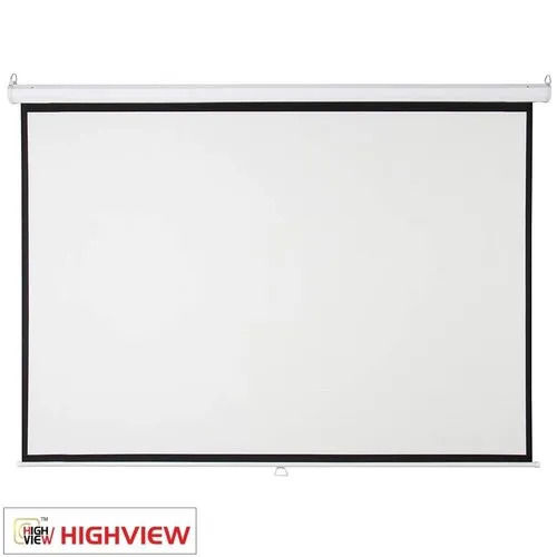 White Wall Mounted Projector Screen, 84 Inch