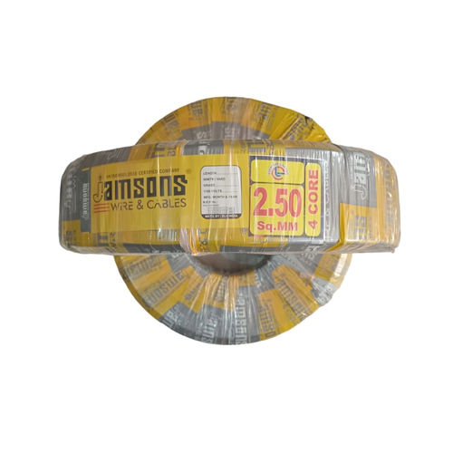 2.50 Sqmm Jamsons 4 Core Round Cable 90 Mtra