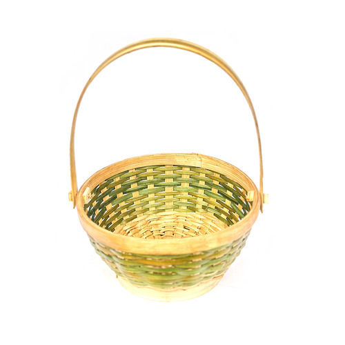 Green Bamboo Eco Grocery and Flower Basket