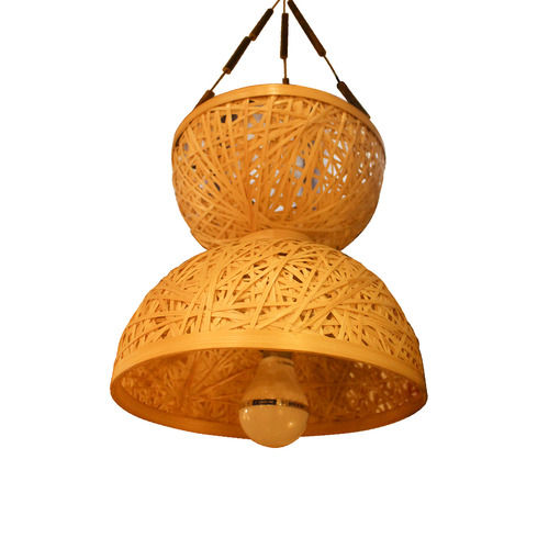 White Rustic Rattan Bamboo Ceiling Pendant Lights