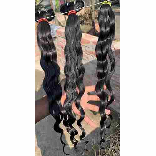 Comfortable And Easy Fit Black Wavy Hair