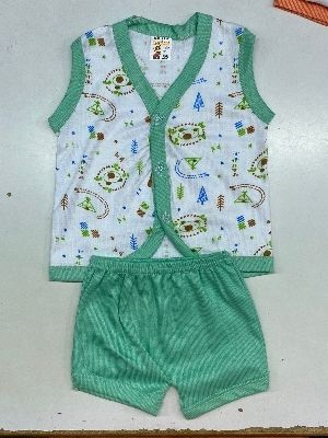 Kids Printed T Shirt Short Set - Color: Multi Color