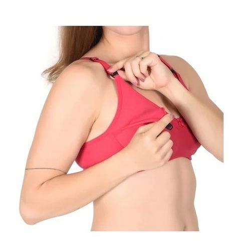 Regular Fit Skin-Friendly 3/4th Coverage Plain Cotton Non-Padded Ladies Maternity Bras