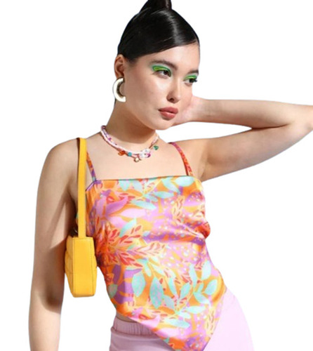 Printed Ladies Crop Top