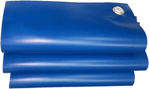 Blue Pvc Coated Tarpaulin